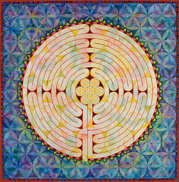 charles gilchrist labyrint flower of life de weg naar binnen